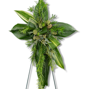 Natural Cross Standing Spray