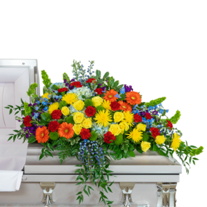 Vibrant Life Casket Spray