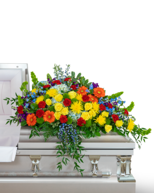 Vibrant Life Casket Spray